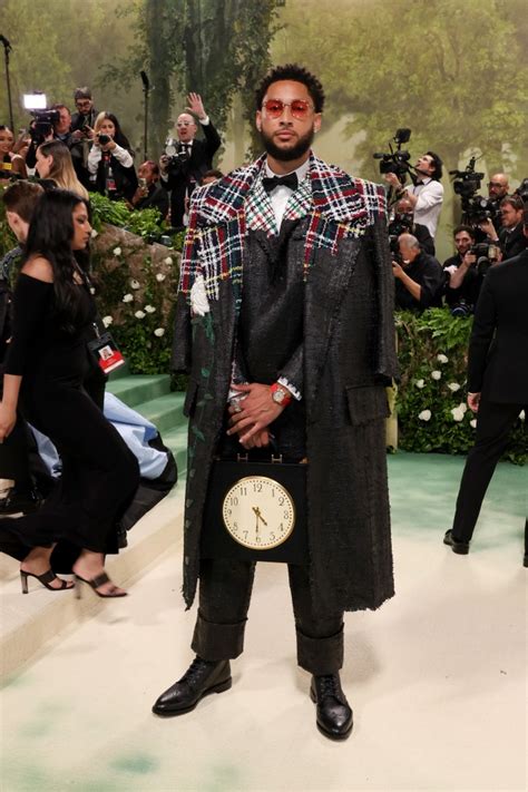 ben simmons gucci outfit|Ben Simmons' Outfit at 2024 Met Gala Inspires Jokes, Memes .